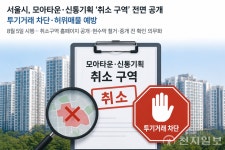 서울시, 모아타운·신통기획 취소구역 공개… 투기거래 차단 나선다