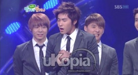동방신기 히읗히읗 연발하며 코믹무대 연출...웃찾사