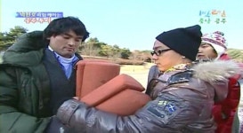 박찬호 1박2일, 강호동-이승기와 계룡산 냉수욕