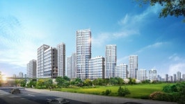 인천지하철 1,2호선이 들어설 마전지구 대우이안 지역주택조합 아파트