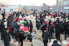 새 성전 부지에서 나눔의 기적을