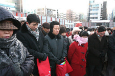 새 성전 부지에서 나눔의 기적을