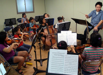 폐교에서 울려퍼진 희망의 연주… 초록우산 드림오케스트라 창단연주회