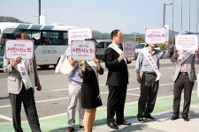 합동 정기총회 현장 찾은 제자교회 교인들