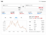 [엔화환율 전망] 엔화 하락세 지속..현재 100엔당 995.85원 아베노믹스는 계속 될까?