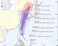 2019년 제13호 태풍 링링 경로 토요일 서울 관통 중형급..가을장마 전국 목까지 천둥, 번개 강한 비