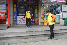 송촌장로교회, 소규모 상가와 교회 방역 지원 나서