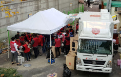 사랑의교회, 구례 이재민에 ‘사랑의밥차’로 식사 제공