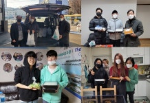 초운교회, 선교사 가족에게 사골국과 김치찜 전달