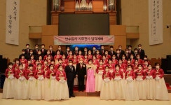 군포제일교회, 안수집사·시무권사 임직예배 드려