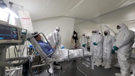 사마리안퍼스, 긴급모듈병원 시연… “100년 전 의료선교사처럼”