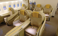 아시아나, 인천-프랑크노선 퍼스트클래스 운영