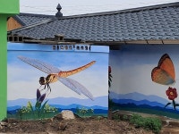 예천군 개포면 벽화그리기, 권상구 작가의 진심을 담다!