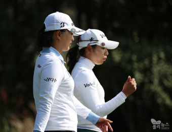 [LPGA] 고진영-이미향, '오늘은 경기 안되는 날'