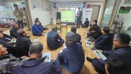 고성군, 용산천 하천 재해 예방사업 주민설명회 개최
