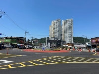 화순군, 남산 북문 앞 회전교차로 및 분수대 설치