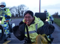 최창현 대표, 전동휠체어로 300km 기네스 도전 입으로 이룬 한계 돌파