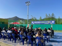 광주 서진여고 소프트테니스장 본격 운영