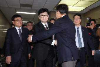 한동훈, 당 대표직 사퇴...