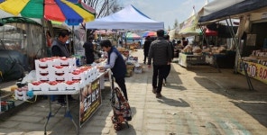 담양군수 재선거 앞두고 창평시장 가보니…