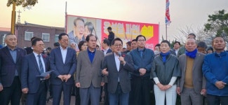 전남 진도 철마광장서 대규모 승리 보고 집회 열려