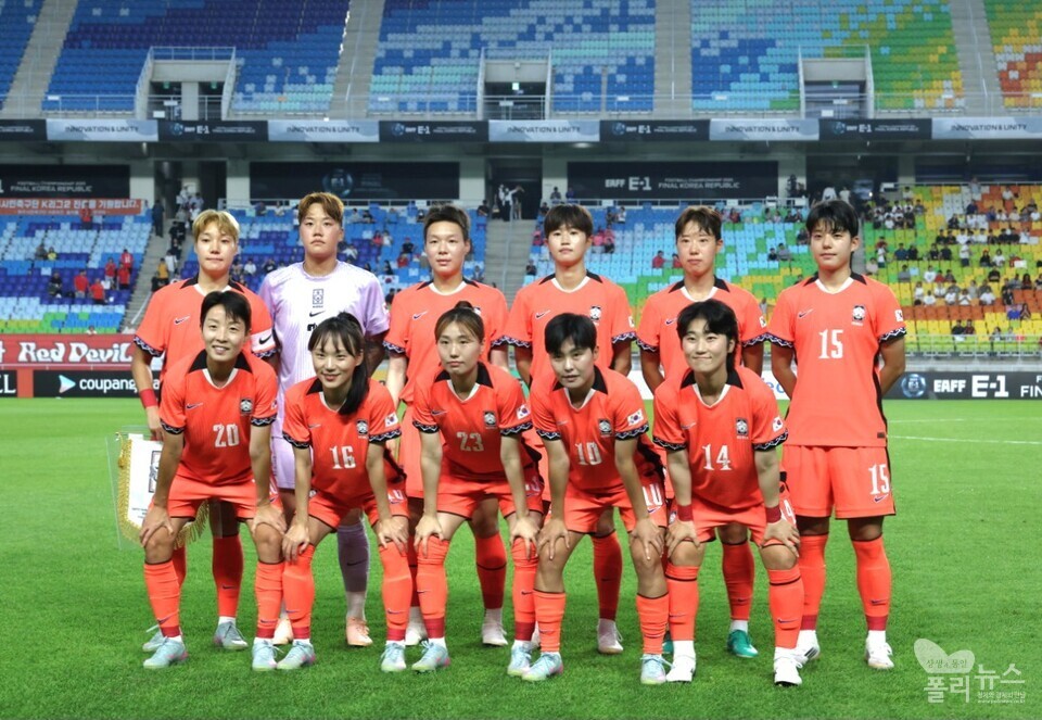 2025 동아시아축구연맹 E-1 챔피언십, 한국 여자대표팀 최정예 선수들이 선발 출전 - 일본전 준비 현황.