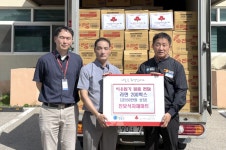 청송군 진보식자재마트, 추석명절 맞아 후원물품 기탁