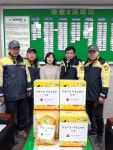 하남 덕풍시장 의용소방대, 소외이웃 후원성품 기탁