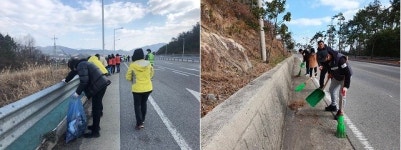 “도로에 버린 쓰레기 당신의 양심입니다”