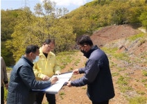 서휘웅 울산시 의원  GW산업단지 진입도로 개설공사 현장 방문