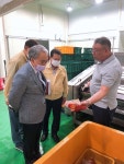 김준간 함안부군수, 농식품가공 수출전문업체 (주)씨엔에프 방문·점검