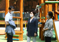 이성자 송파구의장, 삼전어린이공원 관리현황 점검