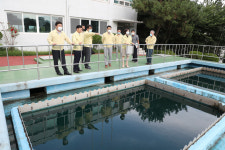 양산시 미래통합당 시의원 범어정수장현장방문