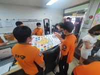 새말초등학교 학생 및 교직원, 인천남동소방서에 감사의 마음 전해