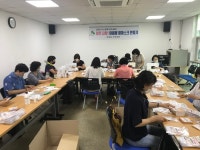 은평구 진관동 주민센터, 여름용 쿨마스크를 제작해 취약계층 배부