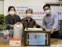 양천구 목2동 주민센터, 주거취약계층에 방역물품 전달