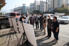 성남시의회 도시건설위원회 대형공사현장 민원점검 실시