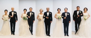 용인시기흥노인복지관, 가족통합지원사업 황혼의 프로포즈‘리마인드웨딩 촬영’진행