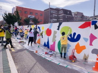 양천구 신월6동 주민센터, 국도산업에서 마을벽화 현판식 열어