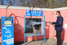 ‘유해세균을 막아라’…김천(서울방향)주유소, 셀프 스팀매트청소기 도입