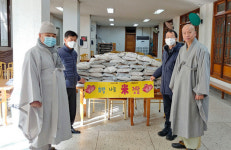 서대문구 홍은2동, 백련사로부터 5kg 쌀 100포대 기부받아