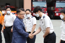 남정열 목포소방서장, 열정을 바친 소방에게 작별인사