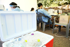 양천구 목5동 주민센터,  ‘찾아가는 선별진료소’ 방문