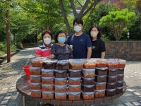 인천시 미추홀구 주안7동 주민자치회, 저소득 취약가구에 열무김치