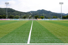 합천군 축구경기장 항공방제 실시