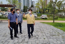 수원시 영통구, 도로·공원 현장 점검