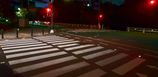 용인시 처인구 역북동, 교통사고 예방 위해 활주로형 LED 횡단보도 6곳에 설치