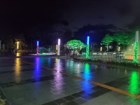 보성군 위드코로나 관광 시동… 율포해수녹차센터 빛으로 물들다