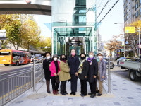 양천구의회 나상희·임정옥 의원, 오금보도육교 승강기 설치 현장 방문