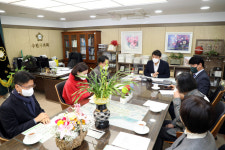 조석환 수원시의장, 사회복지관장들과 간담회